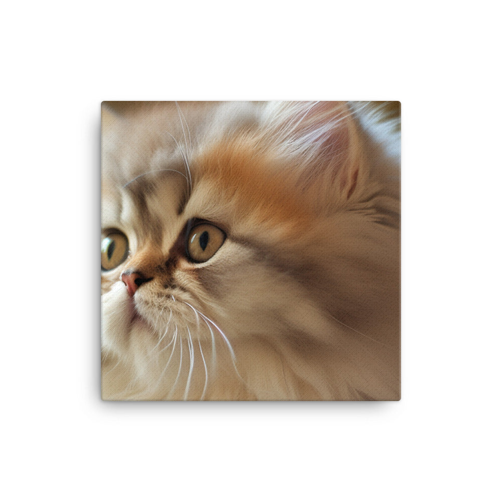 Fluffy Persian Kitten canvas - Posterfy.AI