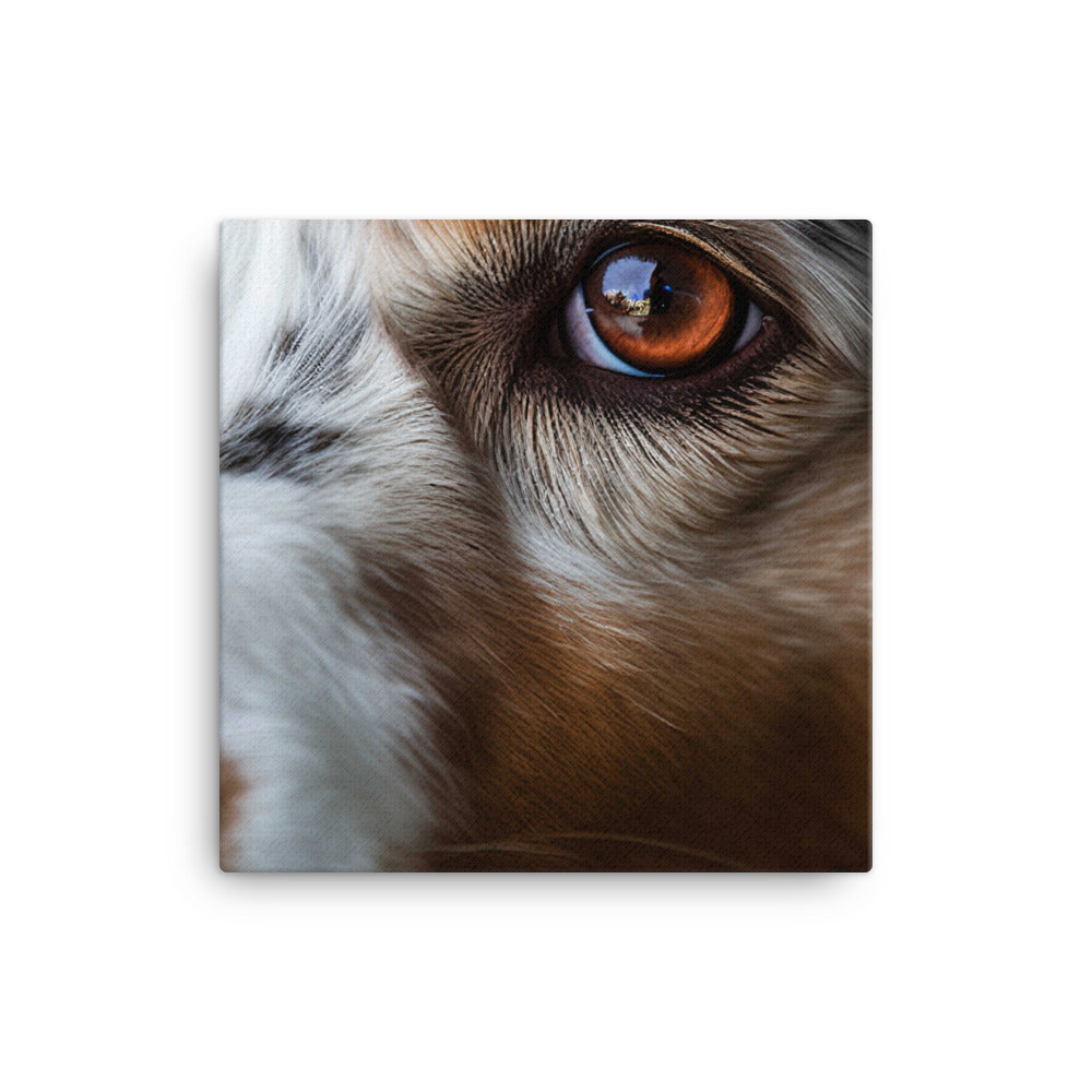 Ruggedly handsome: Australian Shepherd canvas - Posterfy.AI