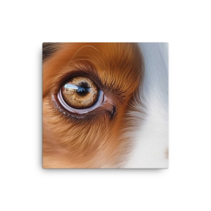 Inquisitive and intelligent: Australian Shepherd canvas - Posterfy.AI