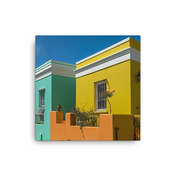 Explore Cape Towns Colorful Bo Kaap Neighborhood canvas - Posterfy.AI