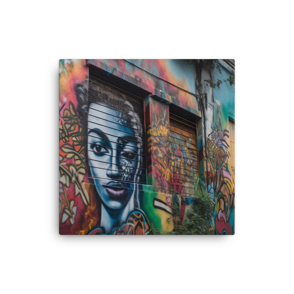 Rios Street Art canvas - Posterfy.AI