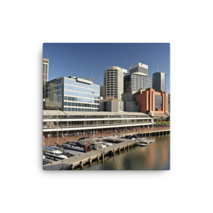 Darling Harbour canvas - Posterfy.AI