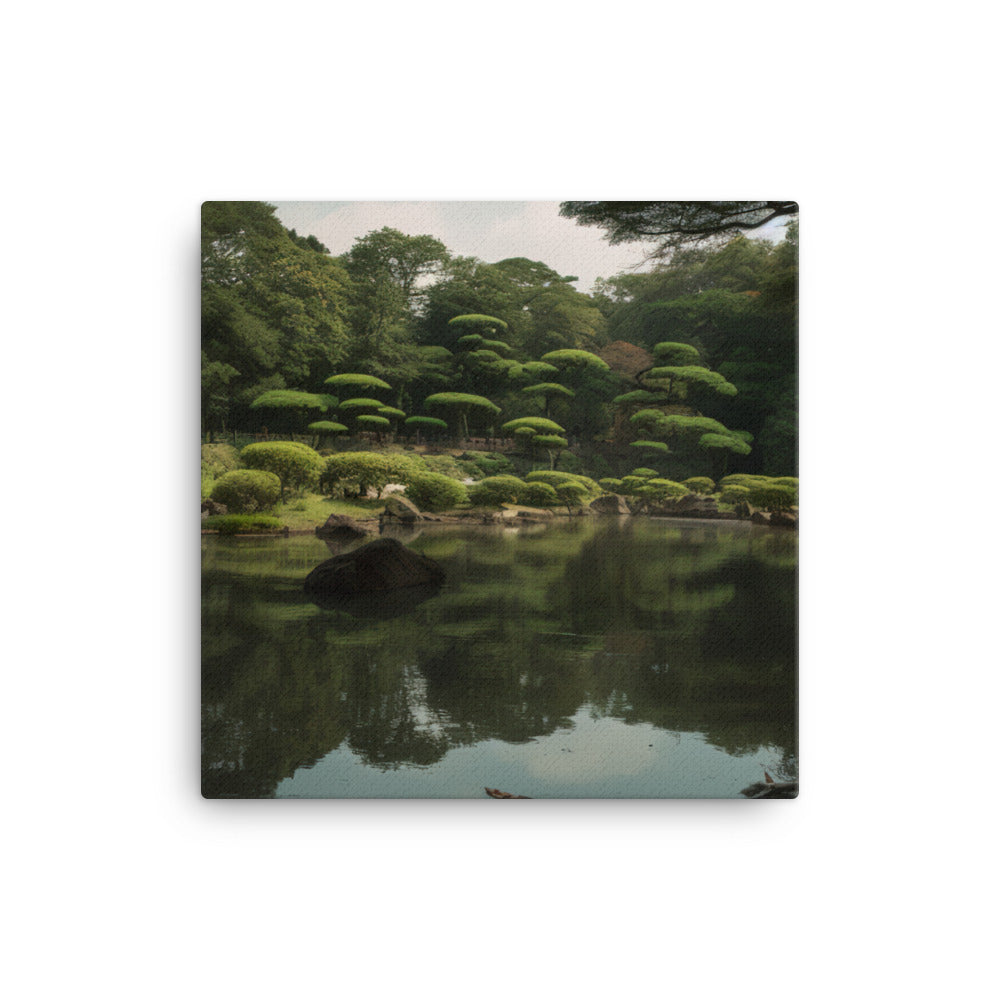 The Tranquil Side of Tokyo canvas - Posterfy.AI