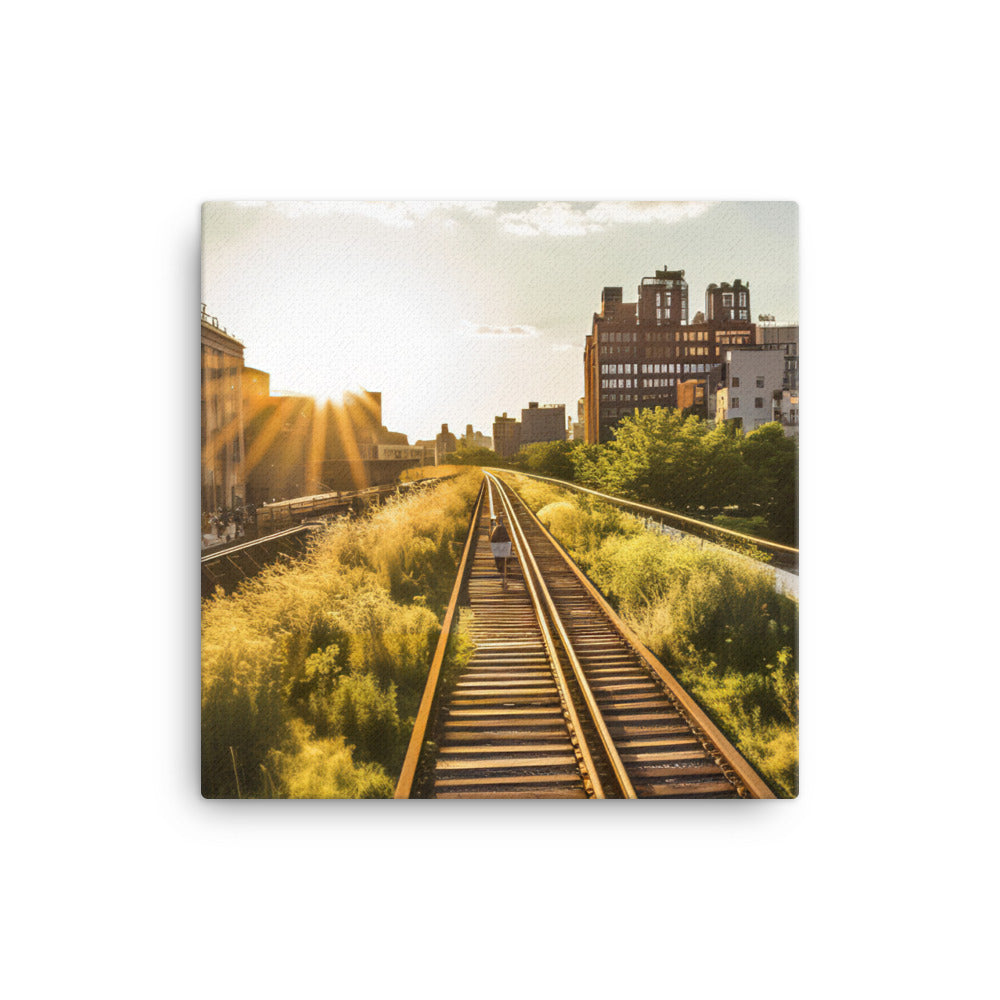 The High Line - A unique urban park in the sky canvas - Posterfy.AI