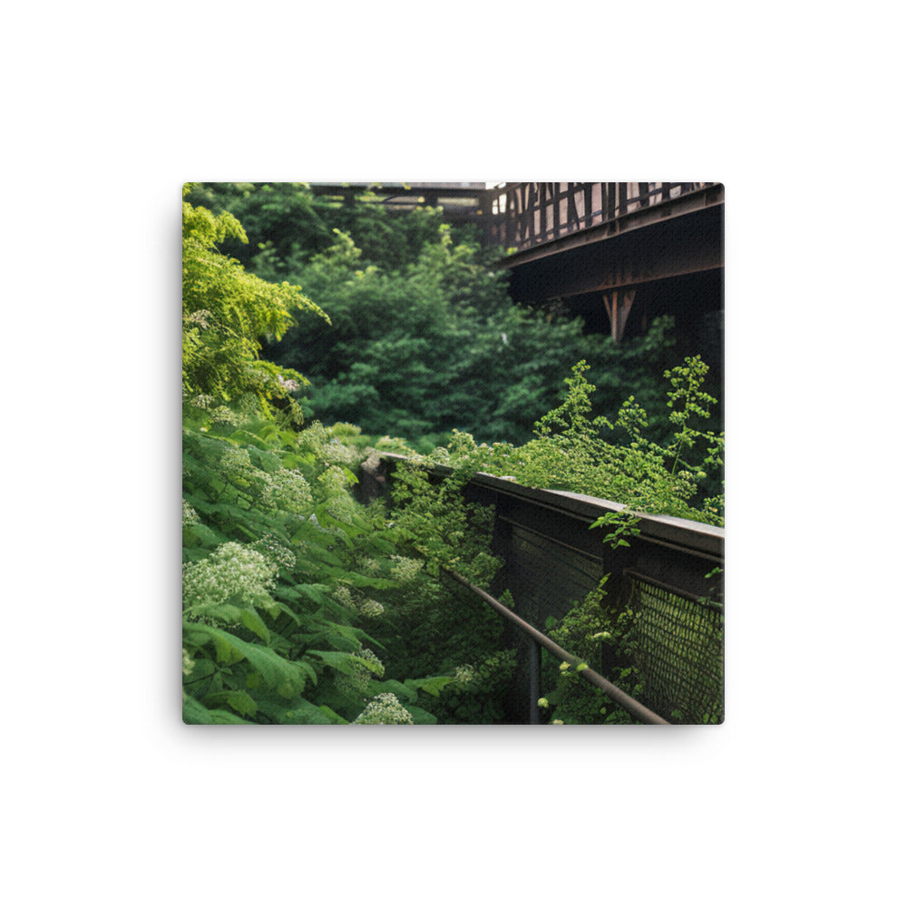 The Beauty of New Yorks Urban Nature canvas - Posterfy.AI