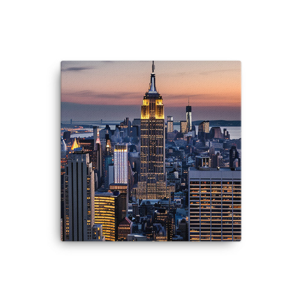 New York City Skyline canvas - Posterfy.AI