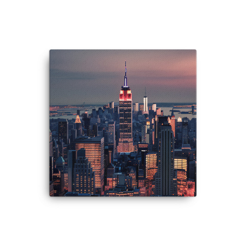 New York City Skyline canvas - Posterfy.AI