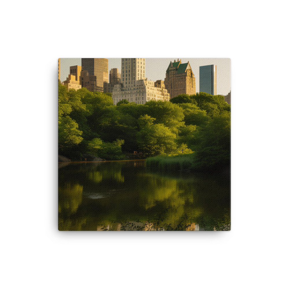 Central Park - A serene oasis in the heart of the city canvas - Posterfy.AI