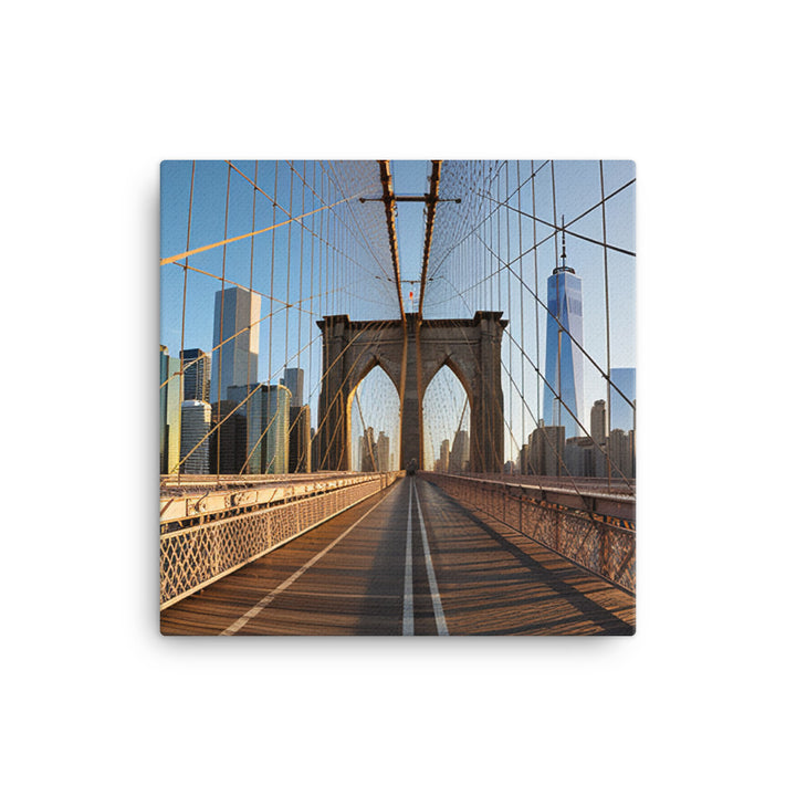 Brooklyn Bridge - A marvel of engineering and design canvas - Posterfy.AI