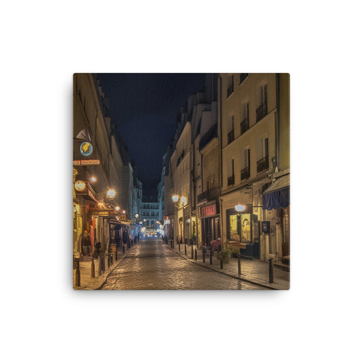 Paris by Night canvas - Posterfy.AI