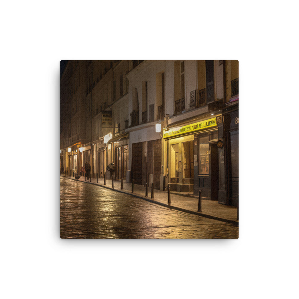 Paris by Night canvas - Posterfy.AI