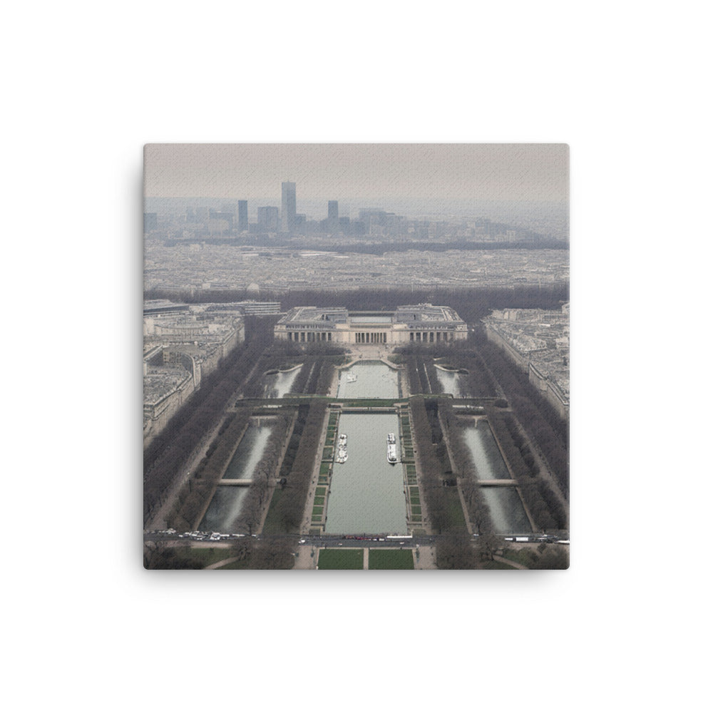 From the Top of the Eiffel Tower canvas - Posterfy.AI