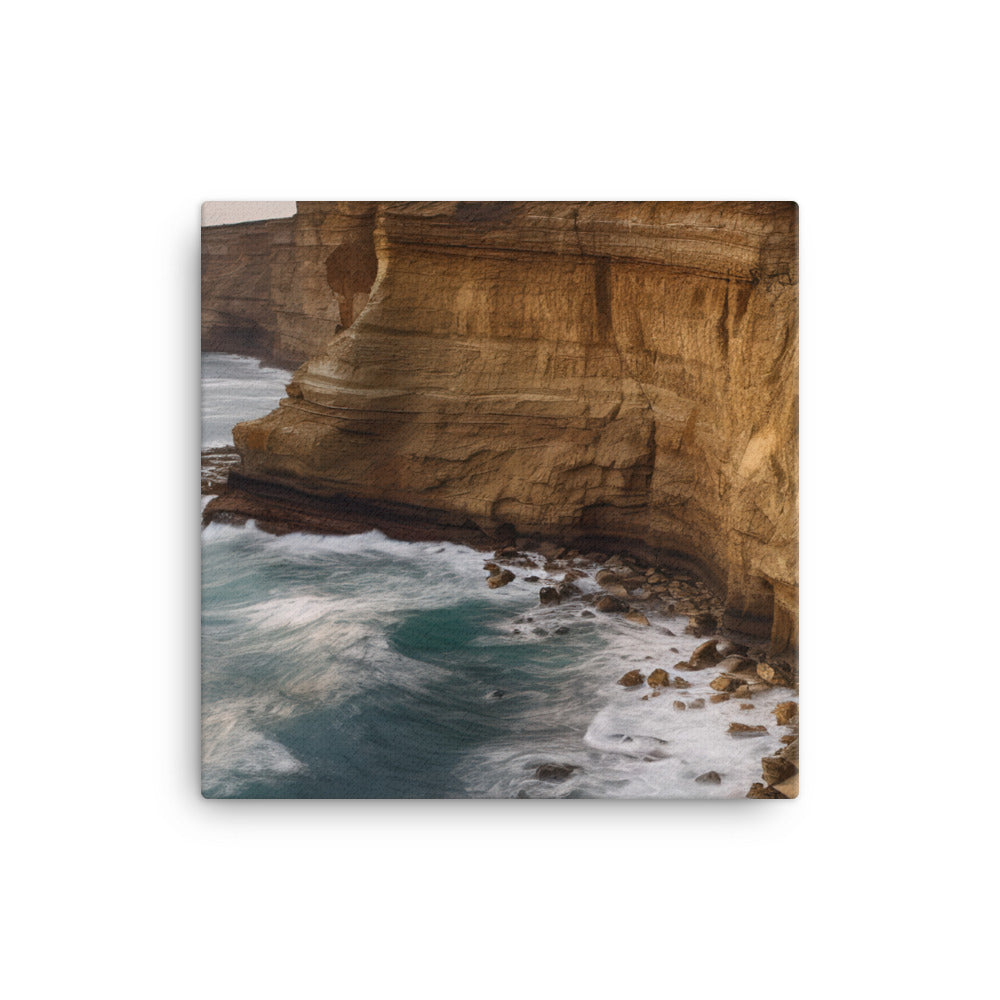 The Coastal Cliffs canvas - Posterfy.AI