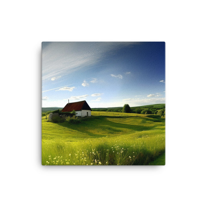 Picturesque European Countryside canvas - Posterfy.AI