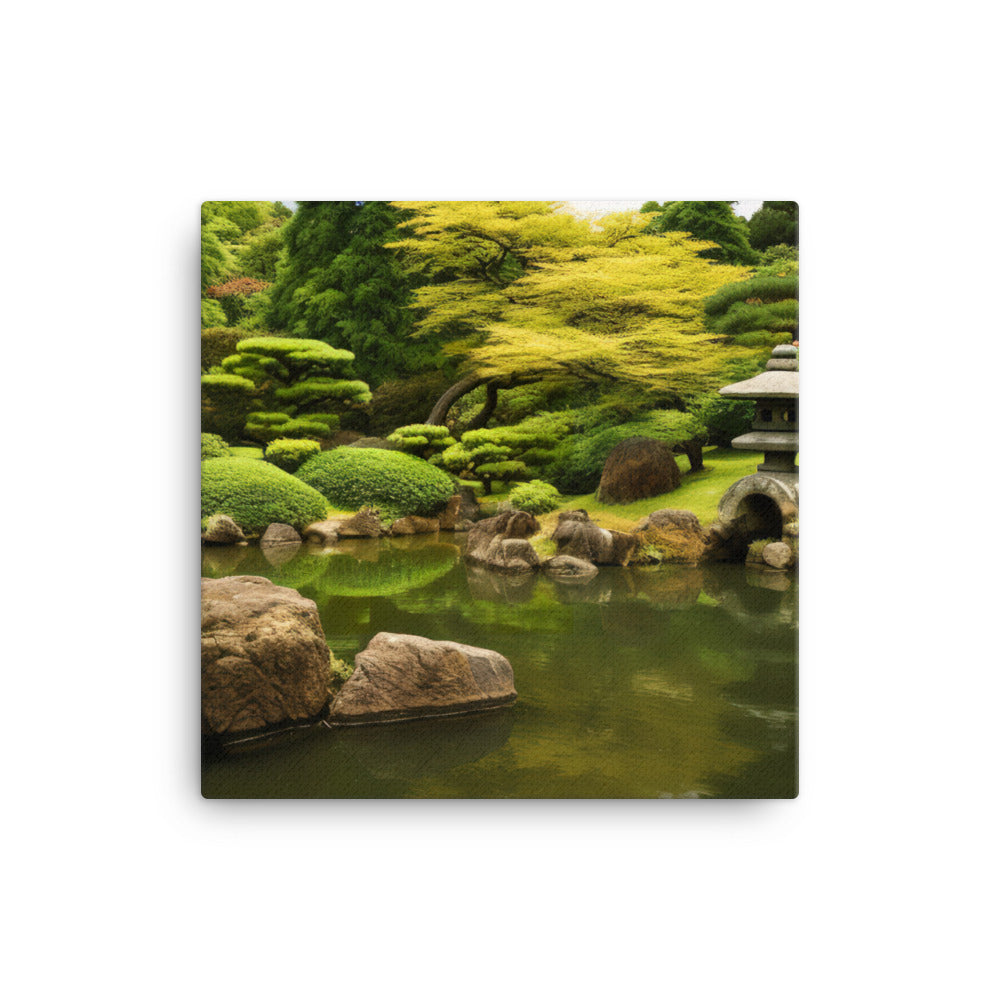 Enchanting Japanese Gardens canvas - Posterfy.AI