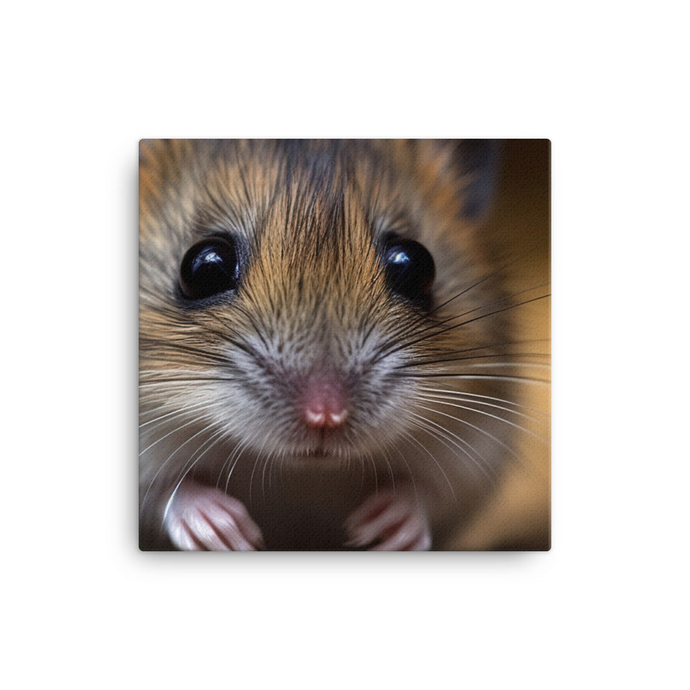 Adorable Woodland Jumping Mouse canvas - Posterfy.AI