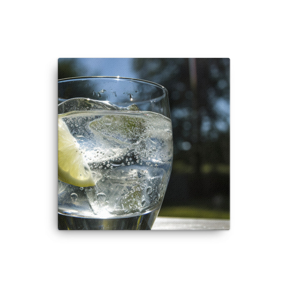 A Gin and Tonic in the Summer Sun canvas - Posterfy.AI