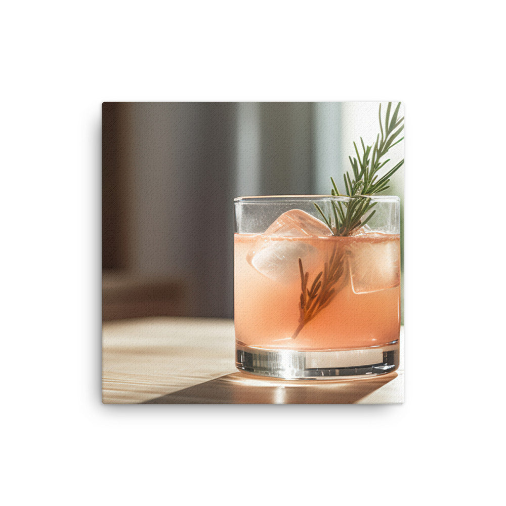 A Gin and Grapefruit Cocktail canvas - Posterfy.AI