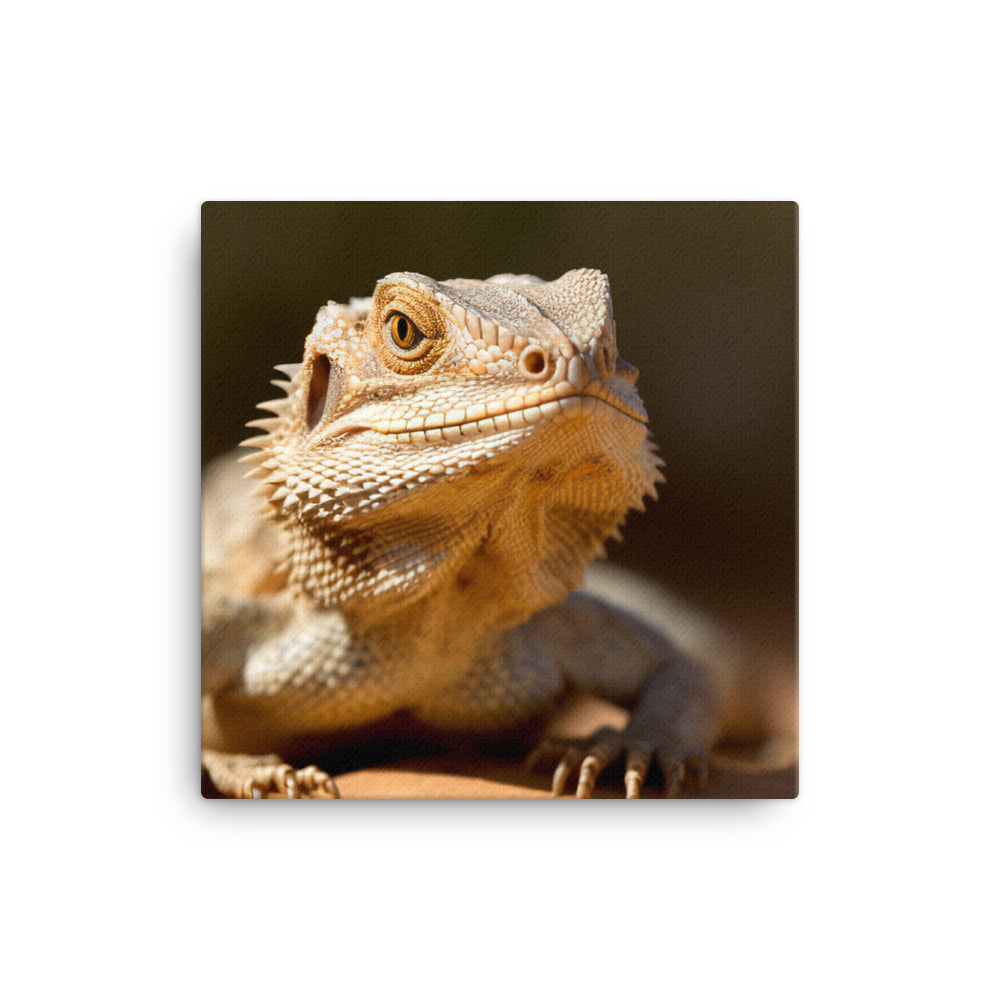 Bearded Dragon in the Wild canvas - Posterfy.AI