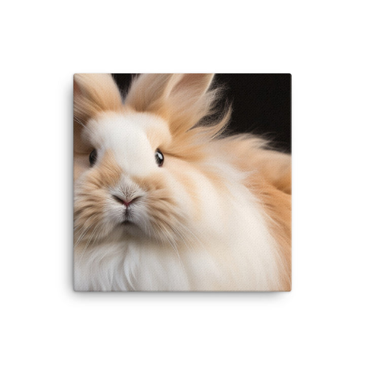 Gorgeous Lionhead Bunny - Fluffy and Majestic canvas - Posterfy.AI