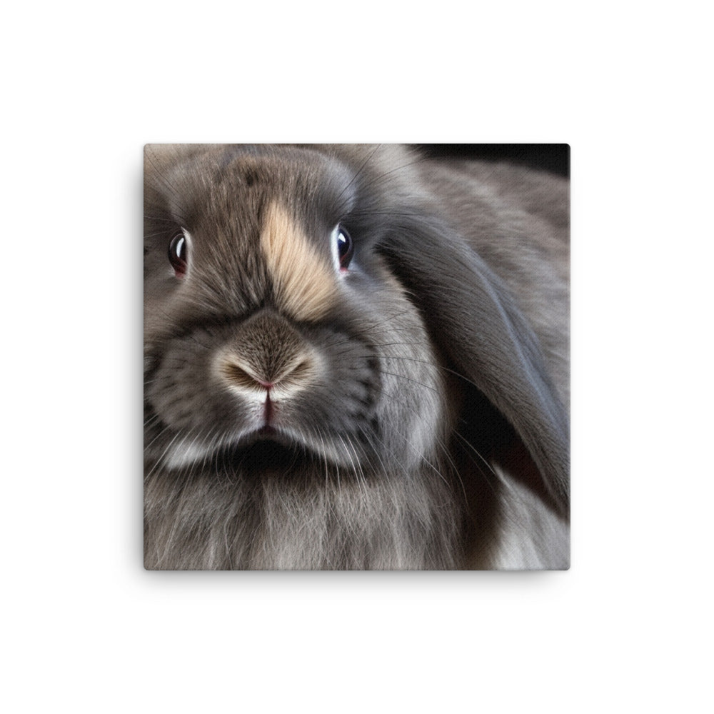 American Fuzzy Lop Portrait canvas - Posterfy.AI