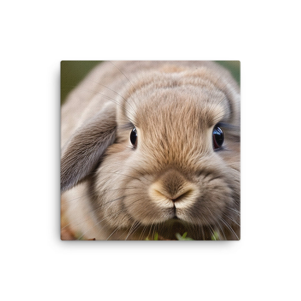 American Fuzzy Lop in the Garden canvas - Posterfy.AI