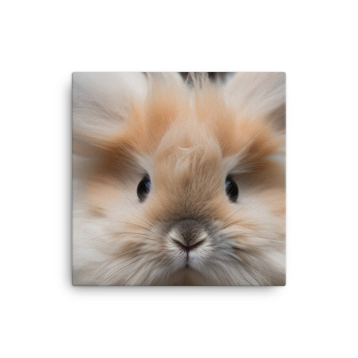 Adorable Lionhead Bunny - Fluffy and Cute canvas - Posterfy.AI