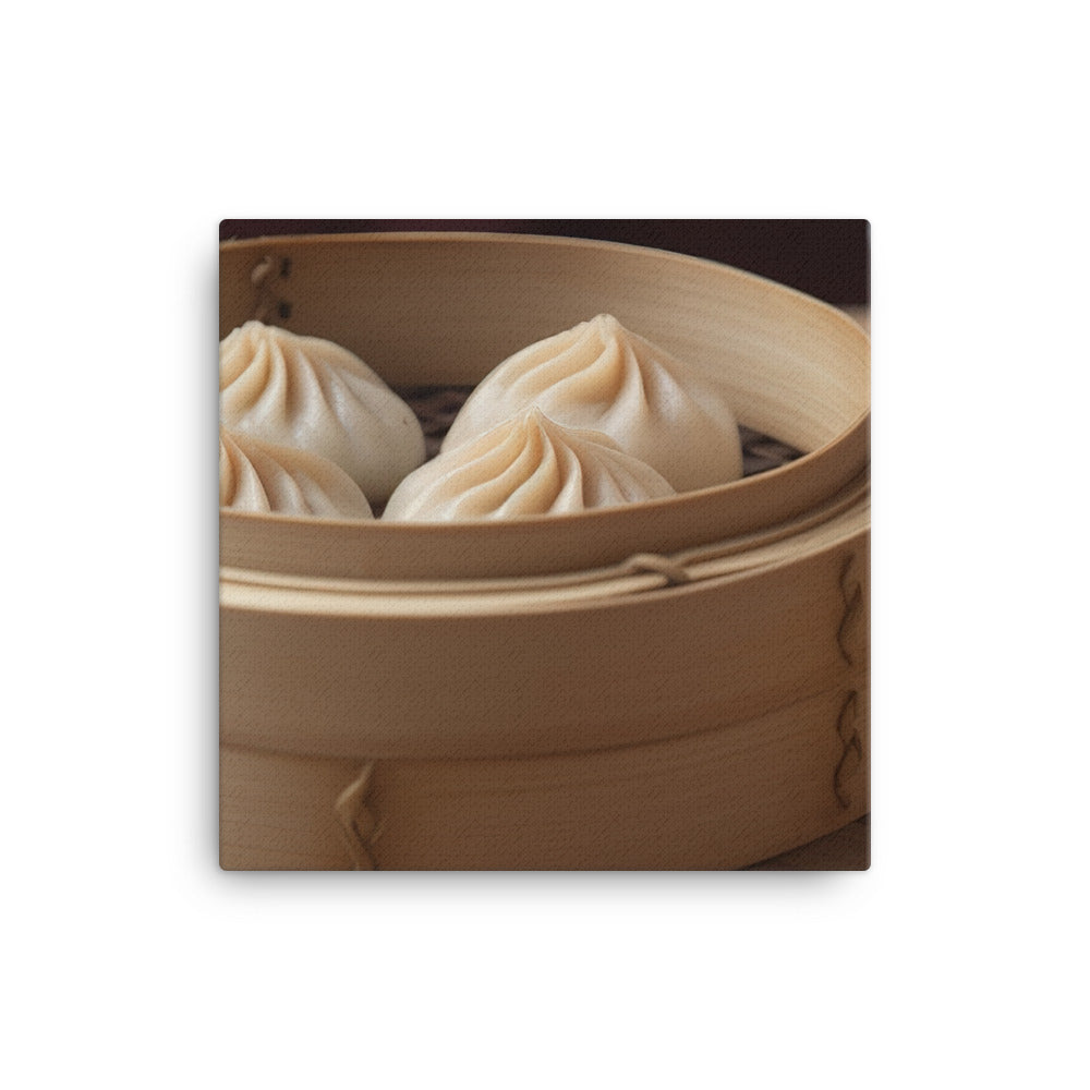 Xiaolongbao 小籠包 and tea canvas - Posterfy.AI