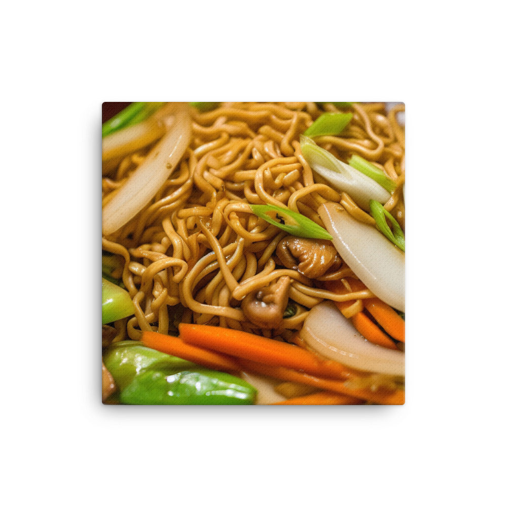 Vegetable Chow Mein 炒麵 canvas - Posterfy.AI