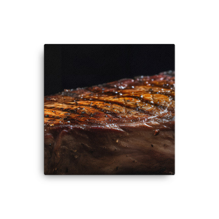 Perfectly Grilled New York Strip canvas - Posterfy.AI