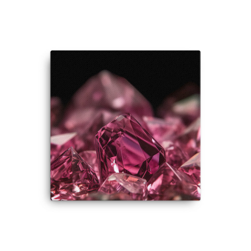 Pink Diamond Treasure Trove canvas - Posterfy.AI