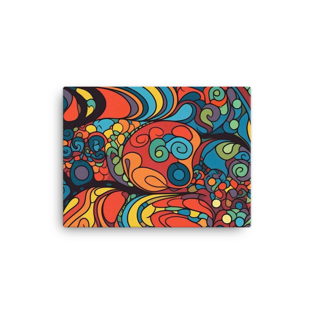 Psychedelic Pattern canvas - Posterfy.AI