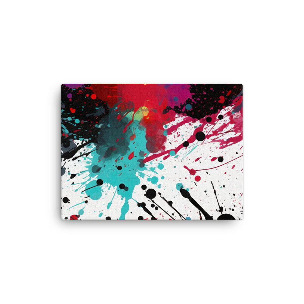 Splatter Pattern canvas - Posterfy.AI