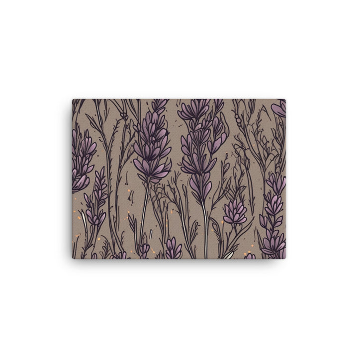Lavender Pattern canvas - Posterfy.AI