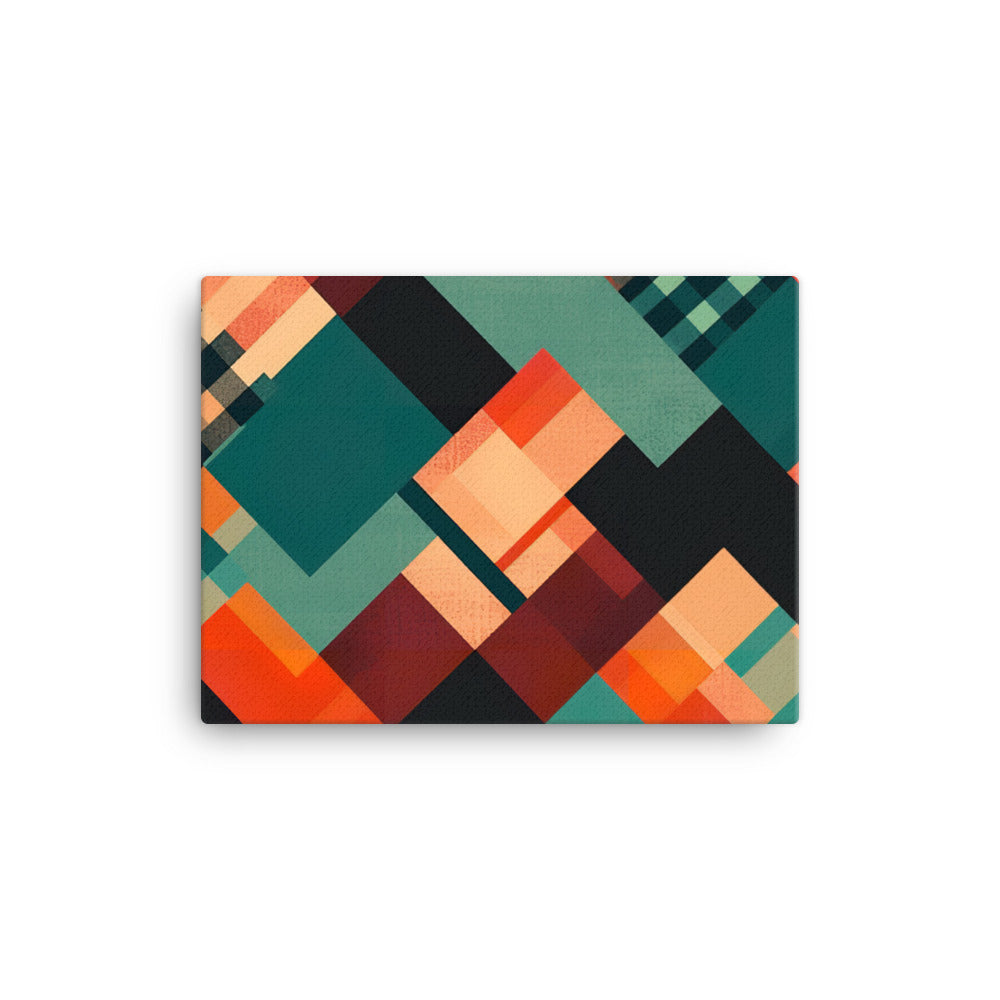 Plaid Pattern canvas - Posterfy.AI