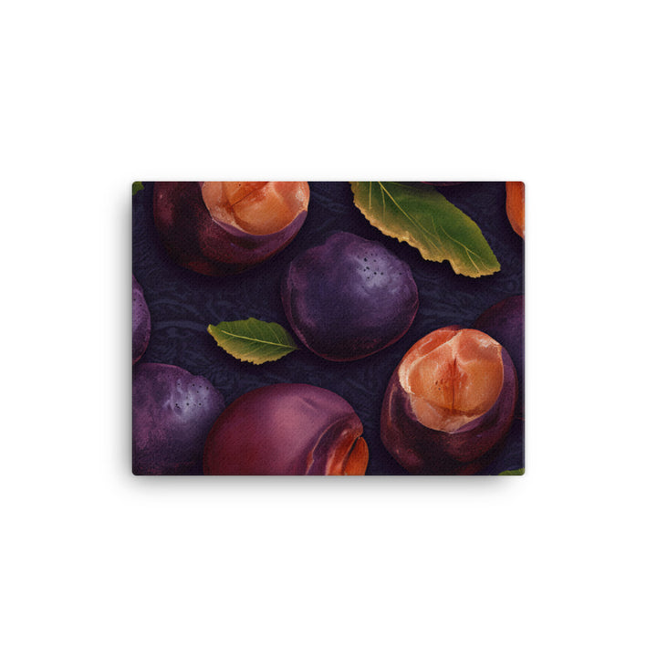 Plums Pattern canvas - Posterfy.AI
