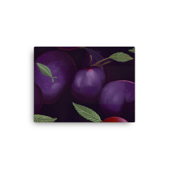 Plums Pattern canvas - Posterfy.AI