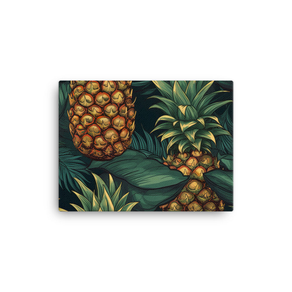 Pineapples Pattern canvas - Posterfy.AI