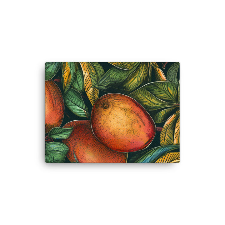 Mangoes Pattern canvas - Posterfy.AI