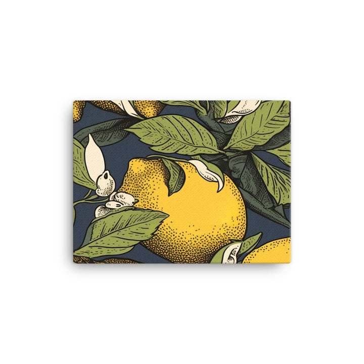 Lemons Pattern canvas - Posterfy.AI