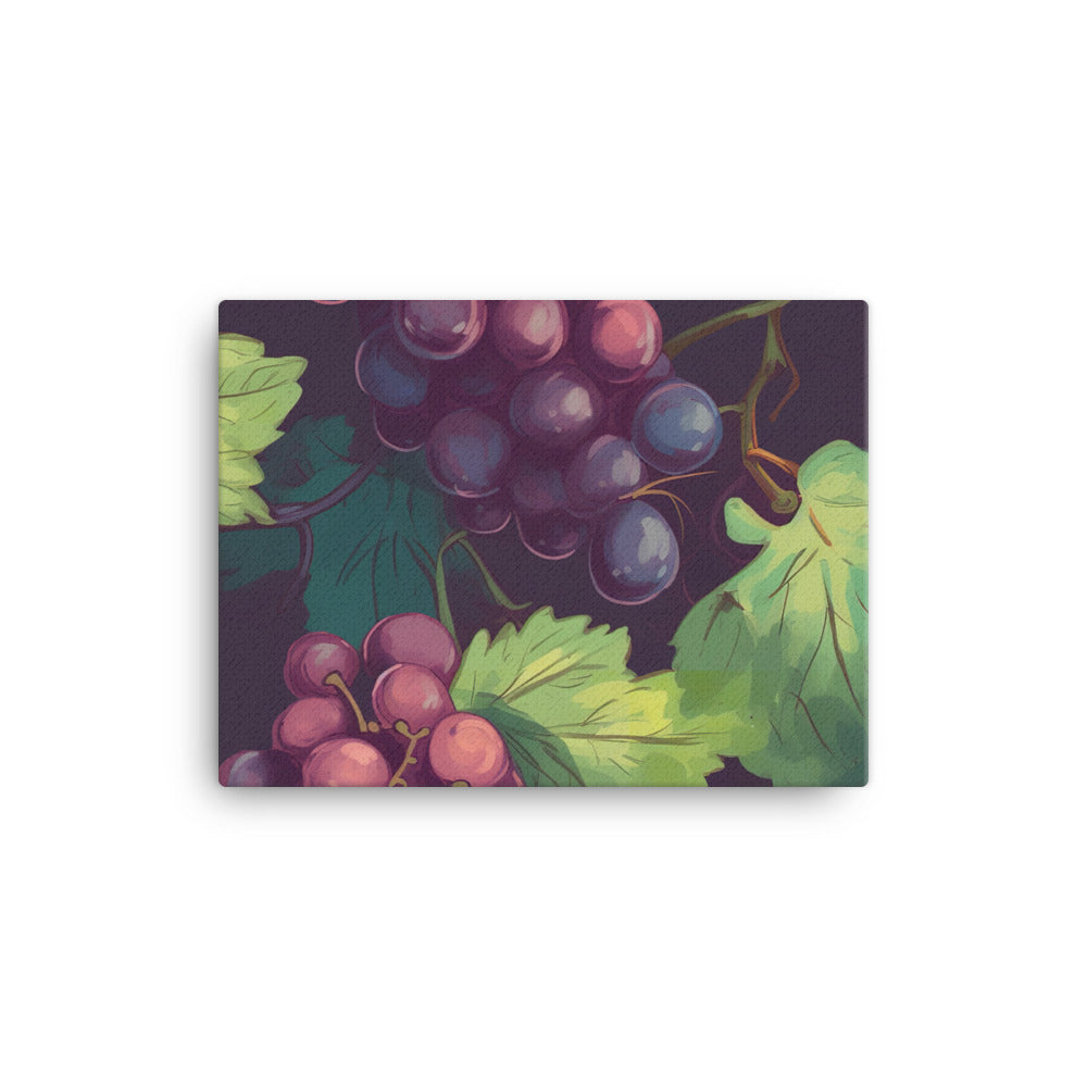 Grapes Pattern canvas - Posterfy.AI