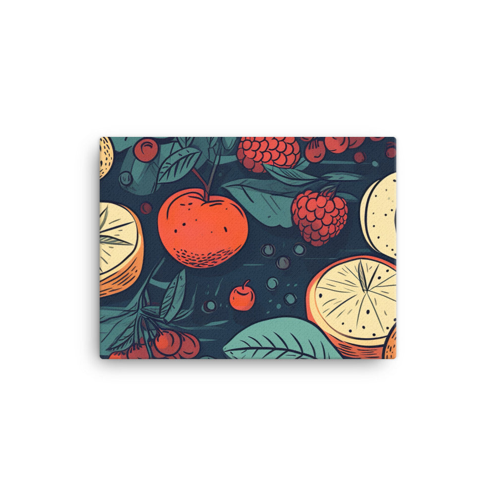 Grapefruit Pattern canvas - Posterfy.AI