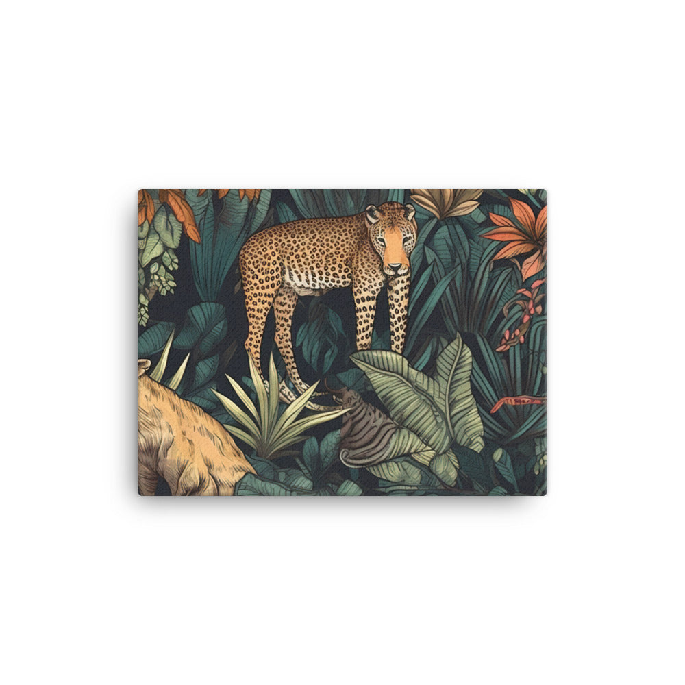Exotic Animals Pattern canvas - Posterfy.AI