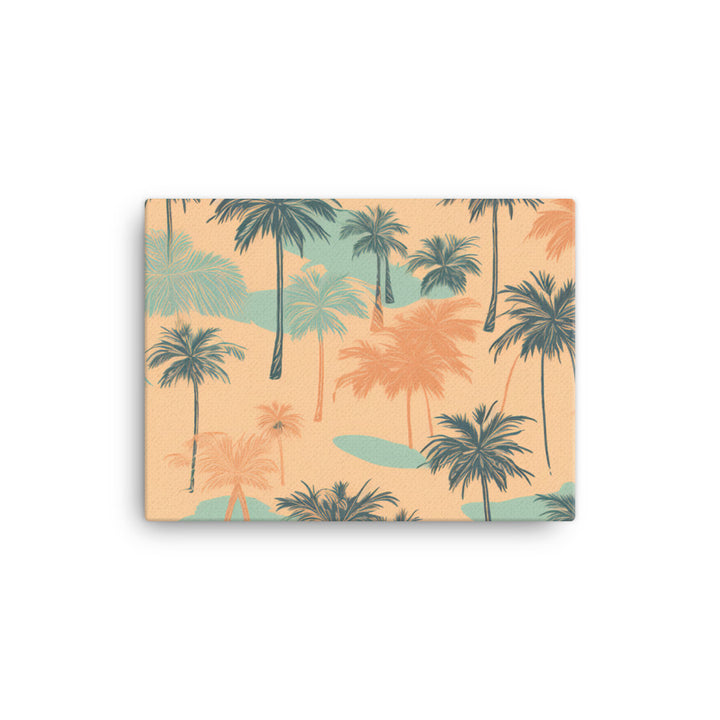 Palm Trees Pattern canvas - Posterfy.AI