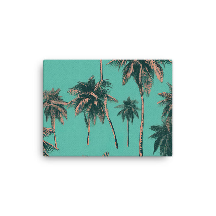 Palm Trees Pattern canvas - Posterfy.AI