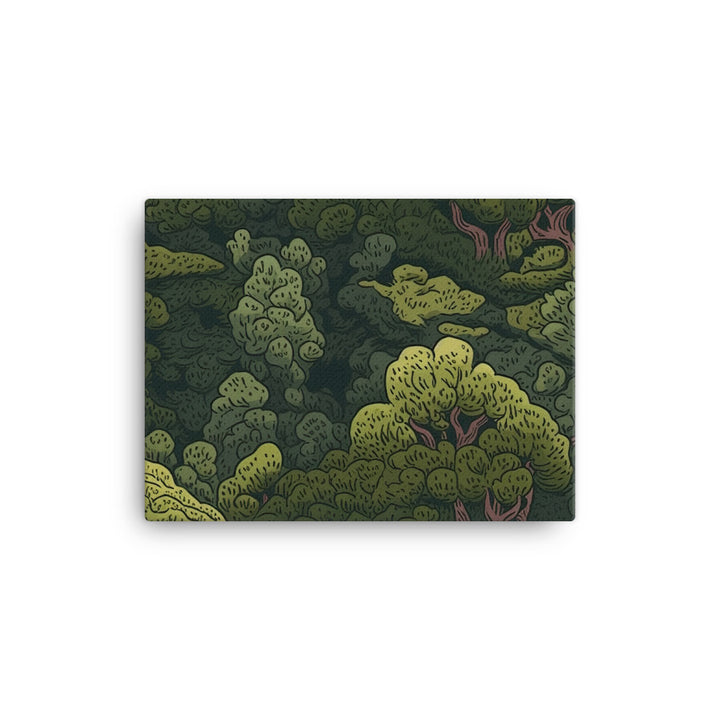 Moss Pattern canvas - Posterfy.AI
