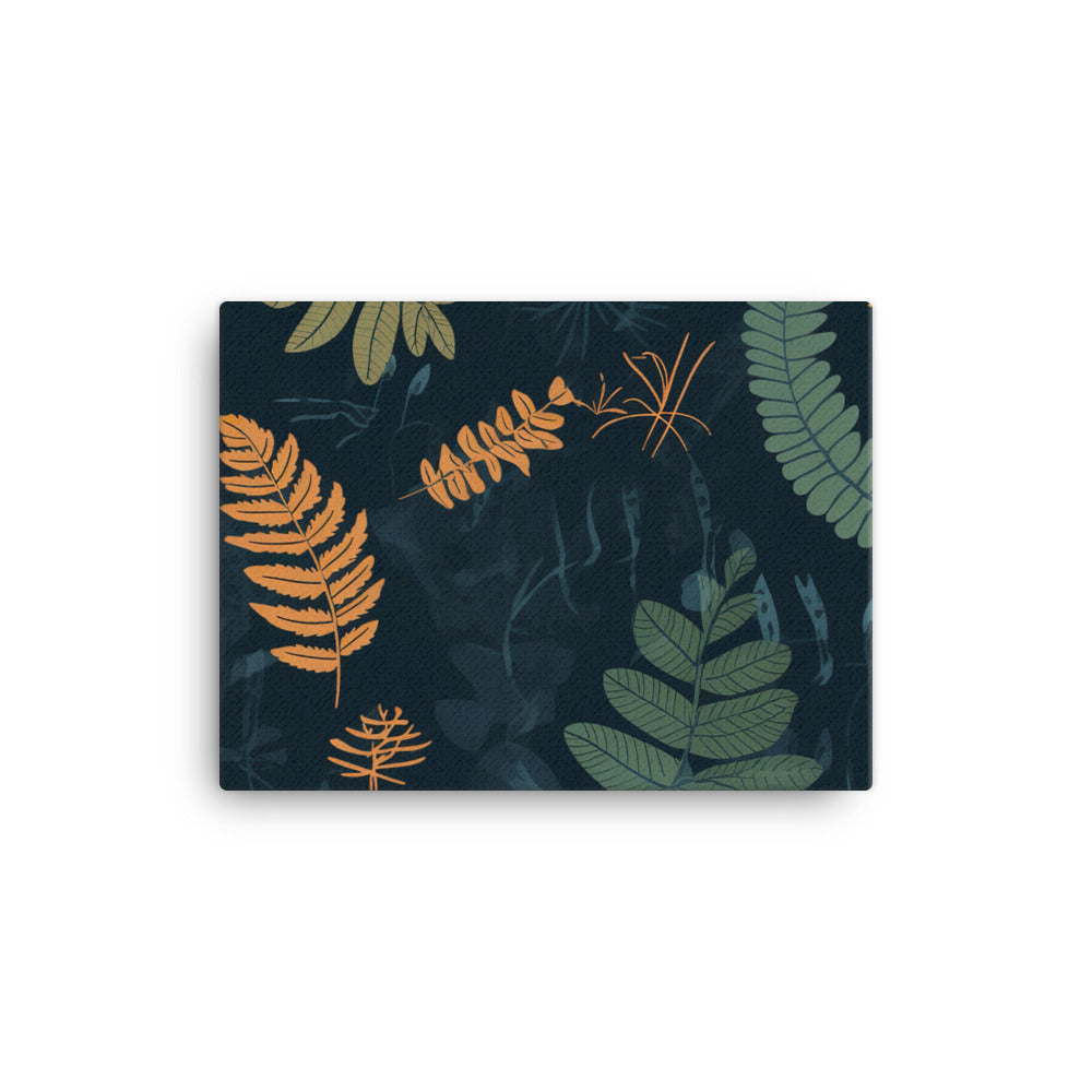 Ferns Pattern canvas - Posterfy.AI