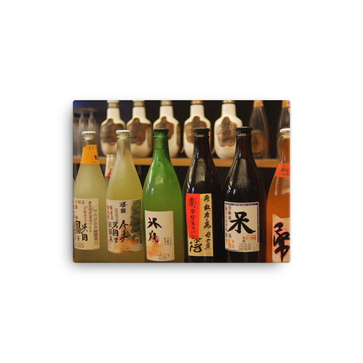 Sake Tasting in Tokyo canvas - Posterfy.AI