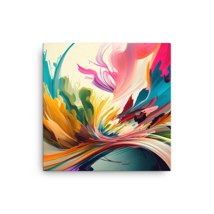 Colorful Abstract Expressionist Wall Art canvas - Posterfy.AI