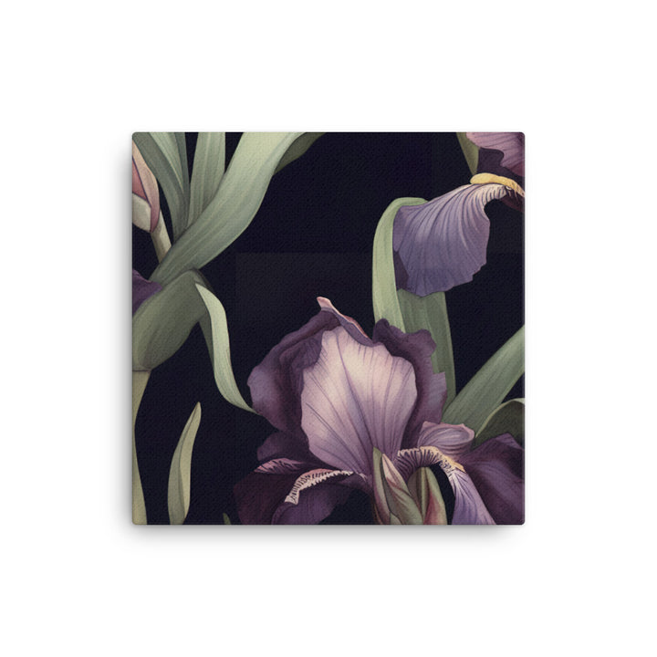 Iris Pattern canvas - Posterfy.AI